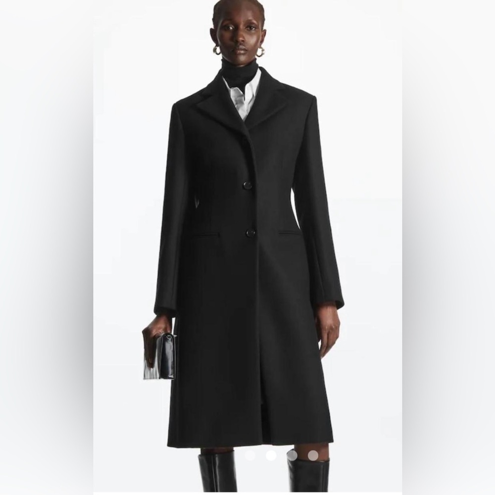 COS Black Wool Coat | US 4 | Barely worn